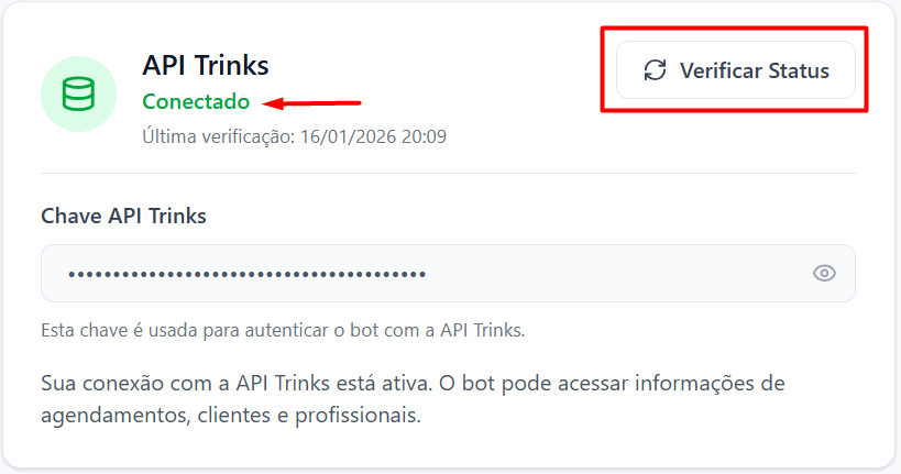 Passo 3C - API Trinks